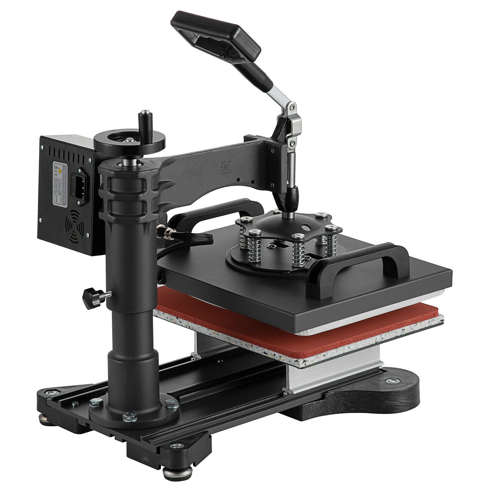5 In 1 Heat Press Machine Swing Away Digital Sublimation T-Shirt /Mug/Plate Hat