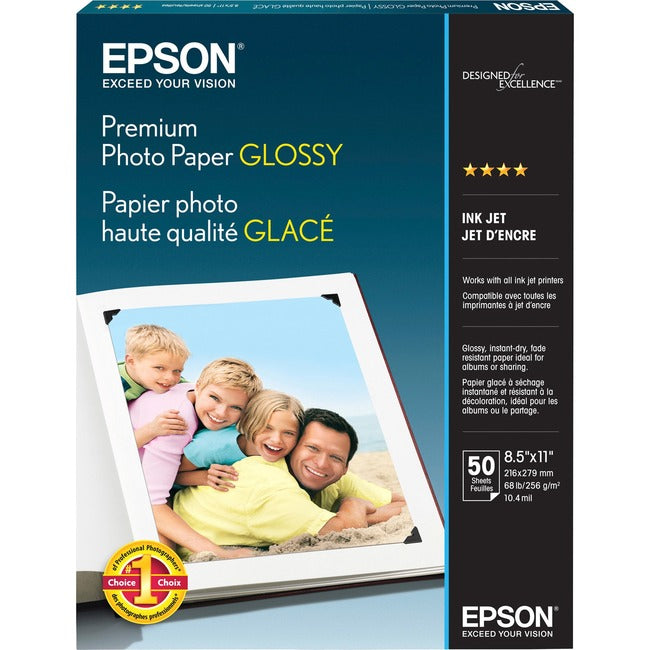 50 Sheet 8.5X11 Ltr Premium,Glossy Photo Paper