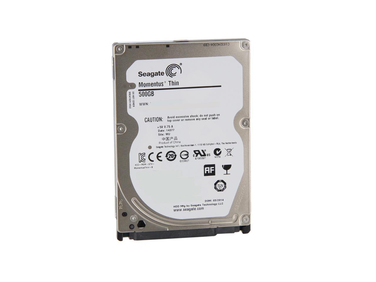 500GB Laptop Hard Drive - 2.5 Inch Thin HDD | Seagate ST500LM021
