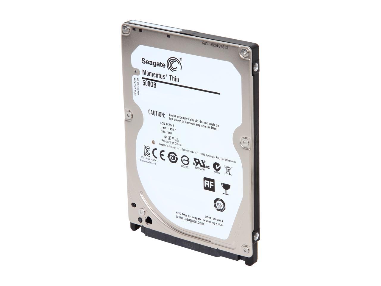500GB Laptop Hard Drive - 2.5 Inch Thin HDD | Seagate ST500LM021