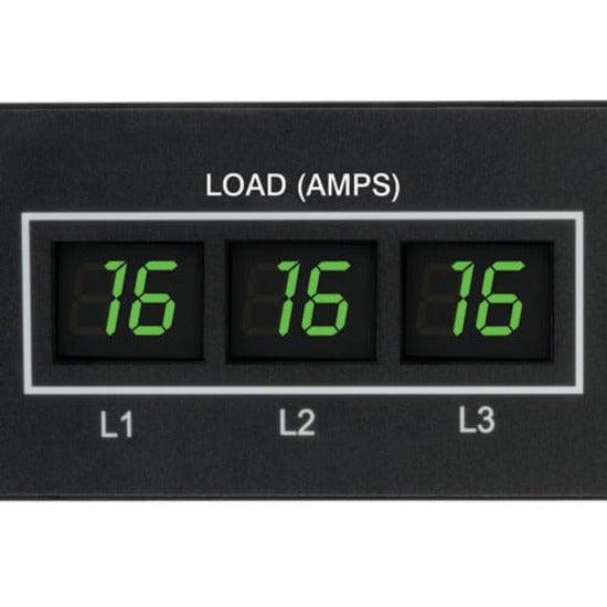 5.7kW 3-Phase Metered PDU, 120V Outlets (42 5-15/20R) - Tripp Lite PDU3MV6L2120LV
