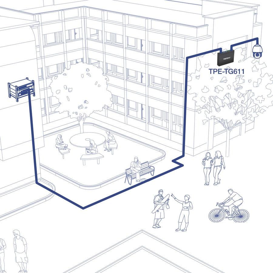 6-Port Gigabit PoE+ Switch TPE-TG611