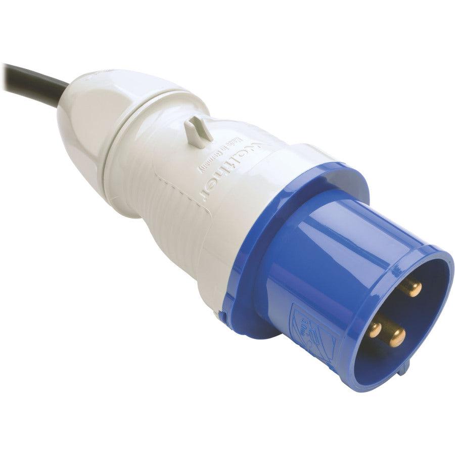 7.7kW Single-Phase Local Metered PDU, 210-240V Outlets (8 C19 and 40 C13), IEC-309 32A Blue Input, 10 ft. Cord, 0U Vertical, TAA, 70 in. PDUMV32HV