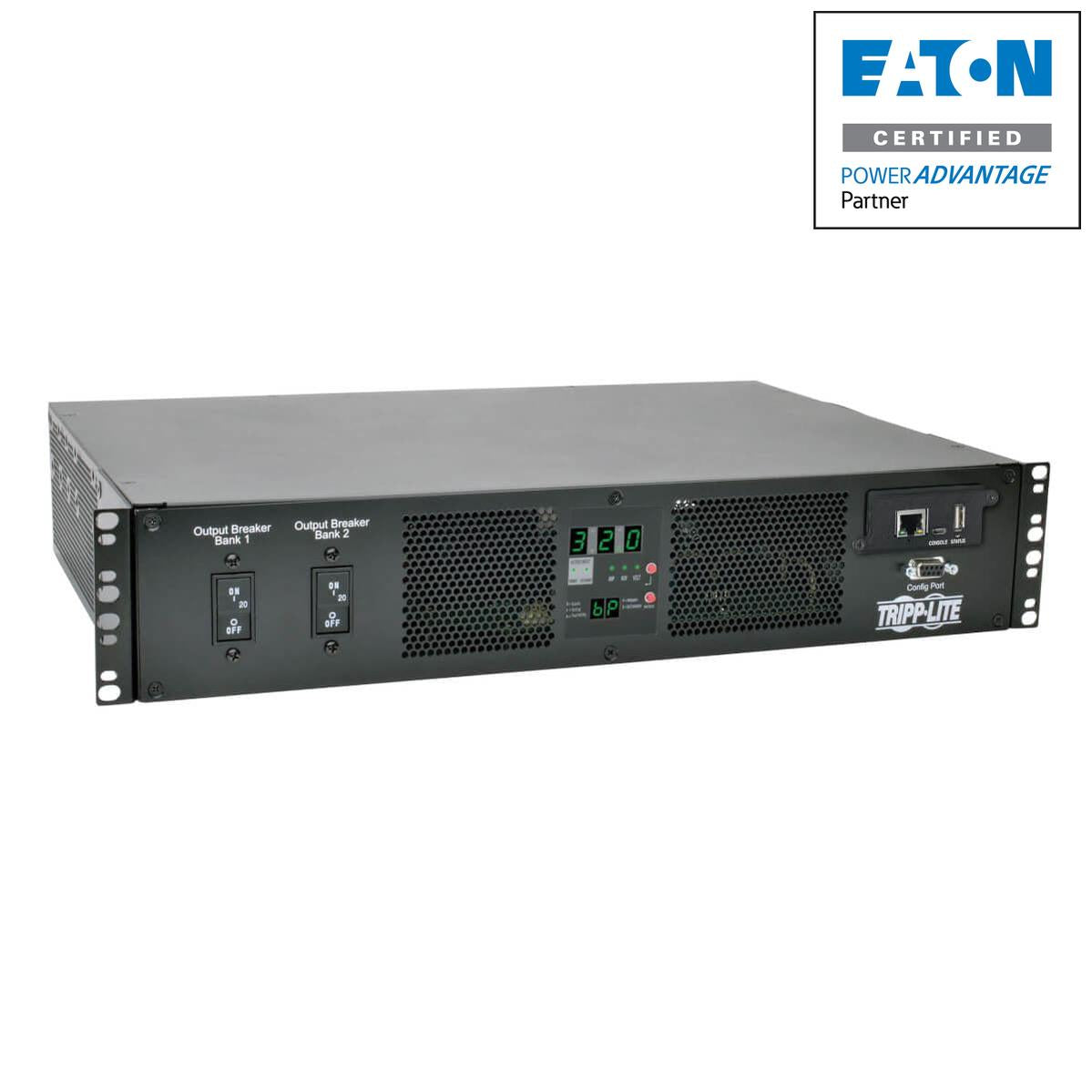 7.7kW Switched ATS PDU - Automatic Transfer Switch with Redundant Power & 2U Rackmount | Tripp Lite by Eaton PDUMH32HVATNET