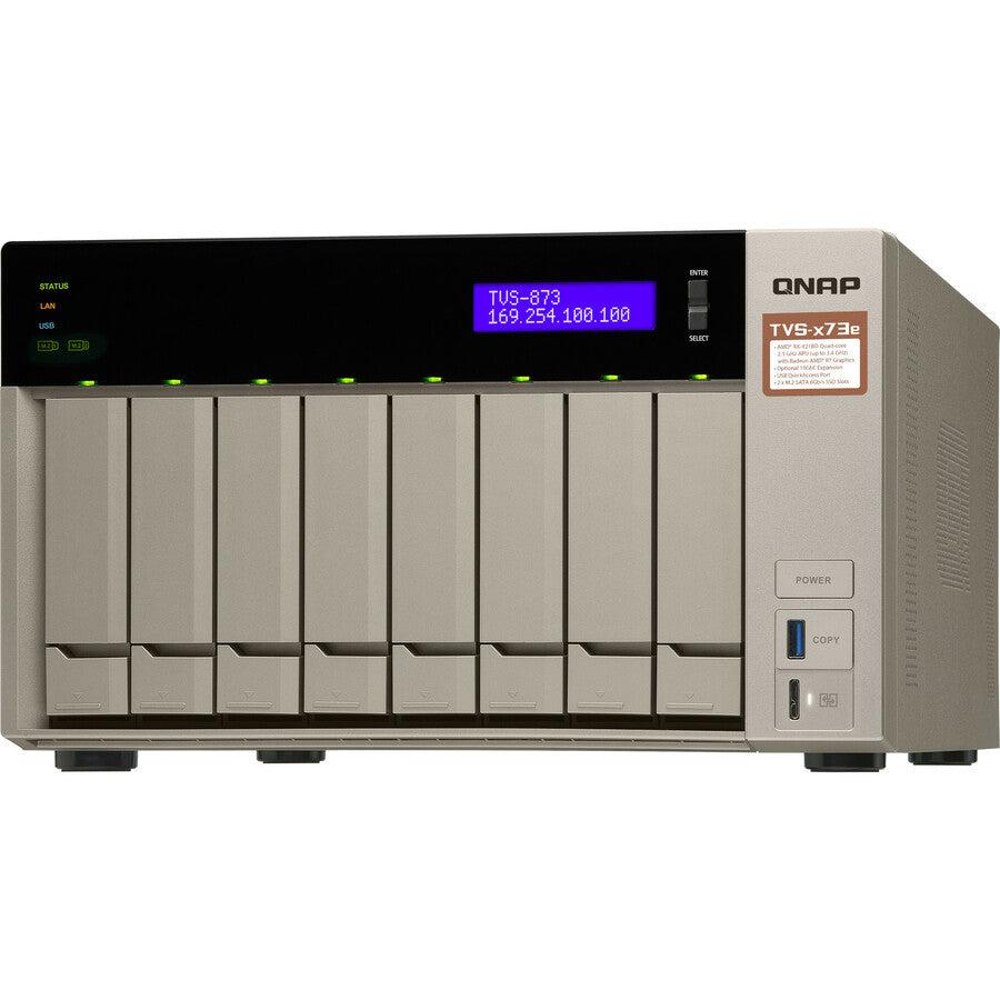 8-Bay NAS Server - High-Performance Network Storage | TecISoft TVS-873E-4G-US