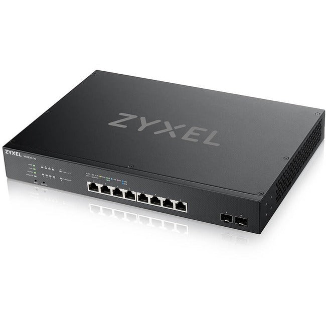 8-Port 10G Multi-Gigabit Lite-L3 Smart Managed Switch - Fiber Uplink | Zyxel XS1930-10