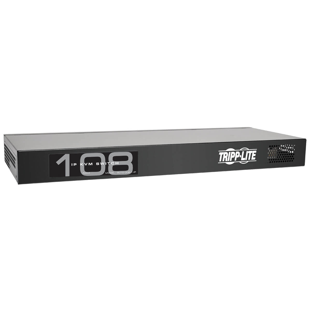 8-Port Cat5 KVM over IP Switch - 1U Rack Mount TAA | Tripp Lite by Eaton B072-008-1-IP