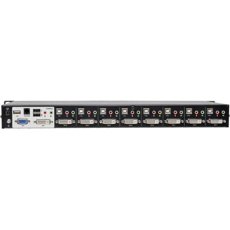 8-Port DVI USB KVM Switch - Rack Mount Server Management Solution | Tripp Lite B024-DUA8-SL