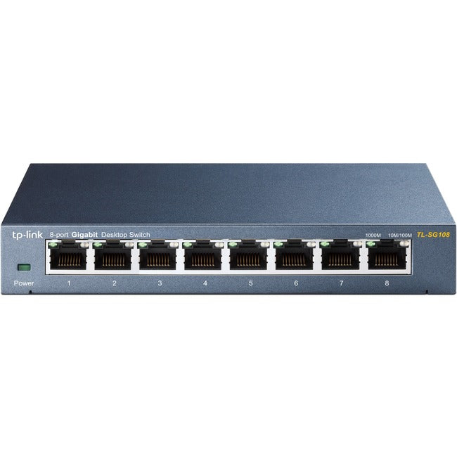 8-Port Gigabit Desktop Switch - Unmanaged Metal Housing | TP-LINK TL-SG108