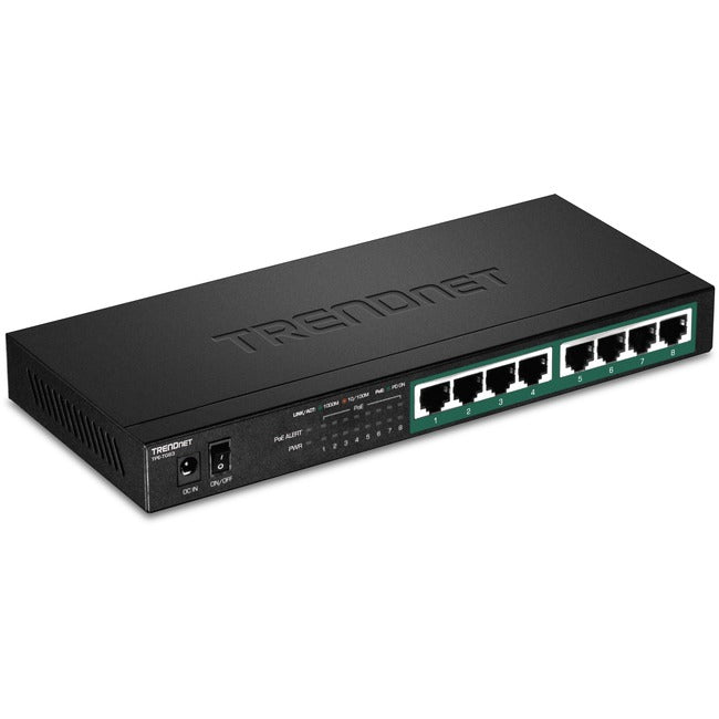 8-Port Gigabit PoE+ Switch - Fanless Business Network Hub | TecISoft TPE-TG83