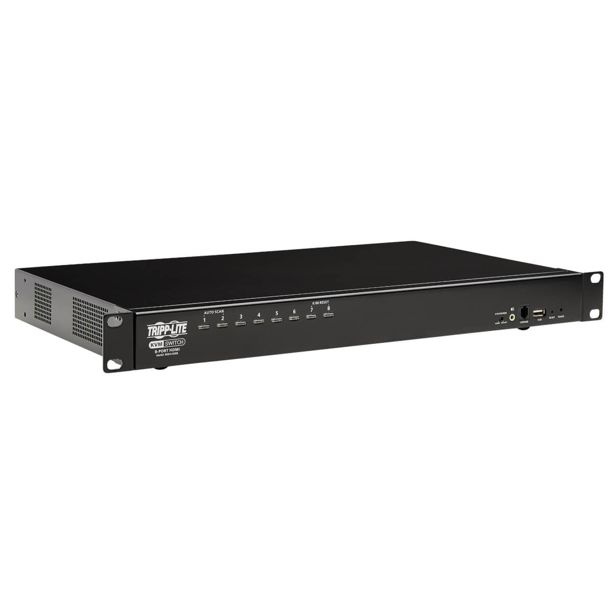 8-Port HDMI USB KVM Switch - Tripp Lite B024-HU08 1U Rack Mount Audio Video