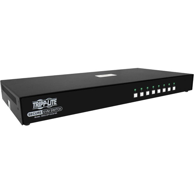 8-Port Secure KVM Switch - Tripp Lite by Eaton Single Head 4K DisplayPort NIAP PP4.0 CAC Support | TecISoft B002-DP1AC8-N4