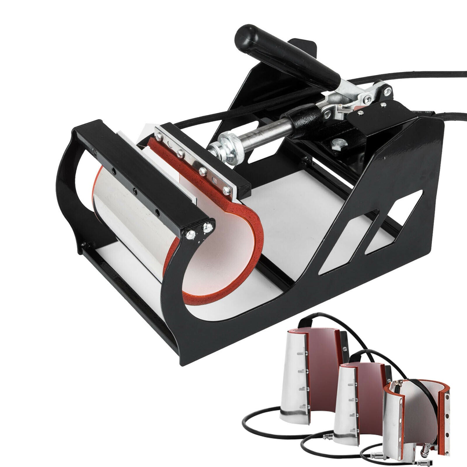 8 In 1 Digital T-Shirt Heat Press Machine Sublimation For Mug Plate Hat Printer