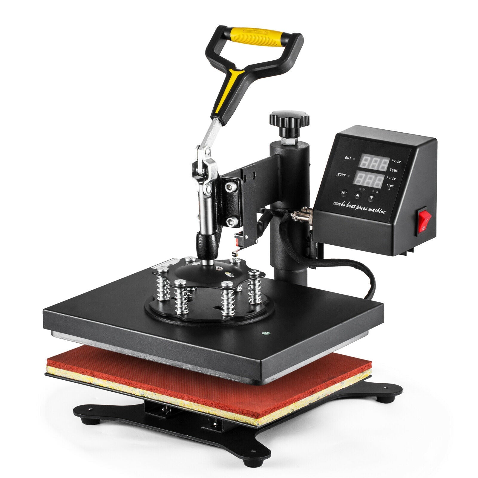 8 In 1 Digital T-Shirt Heat Press Machine Sublimation For Mug Plate Hat Printer