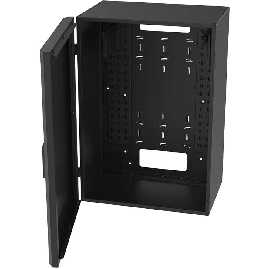 8RU Vertical Wall Mount Cabinet - Edge Computing Network Rack | C2G VWMFD-8RU-36-B
