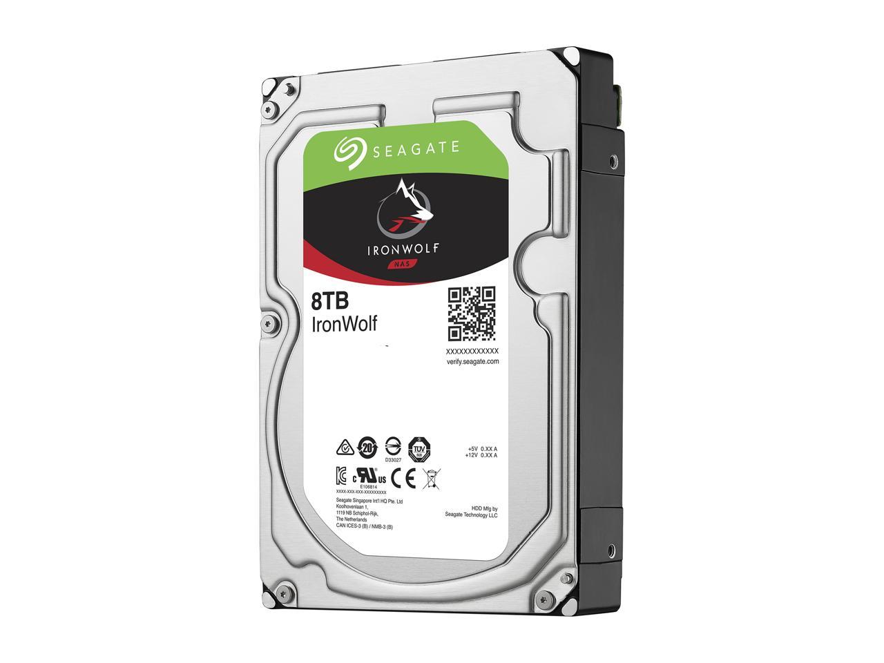 8TB NAS Hard Drive - Seagate IronWolf SATA 6Gb/s | Tecisoft ST8000VN0022