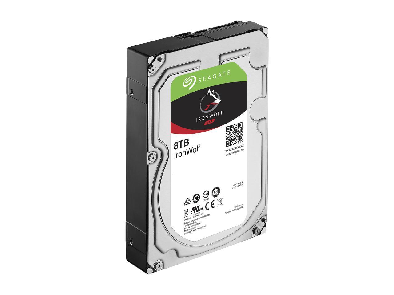 8TB NAS Hard Drive - Seagate IronWolf SATA 6Gb/s | Tecisoft ST8000VN0022