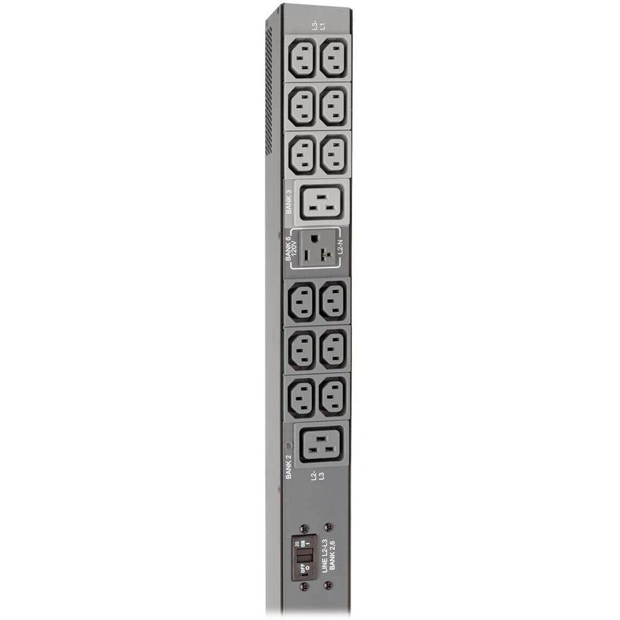 8.6kW Monitored PDU 3-Phase - Smart Power Distribution Unit with LX Platform | TecISoft PDU3EVN6L2130
