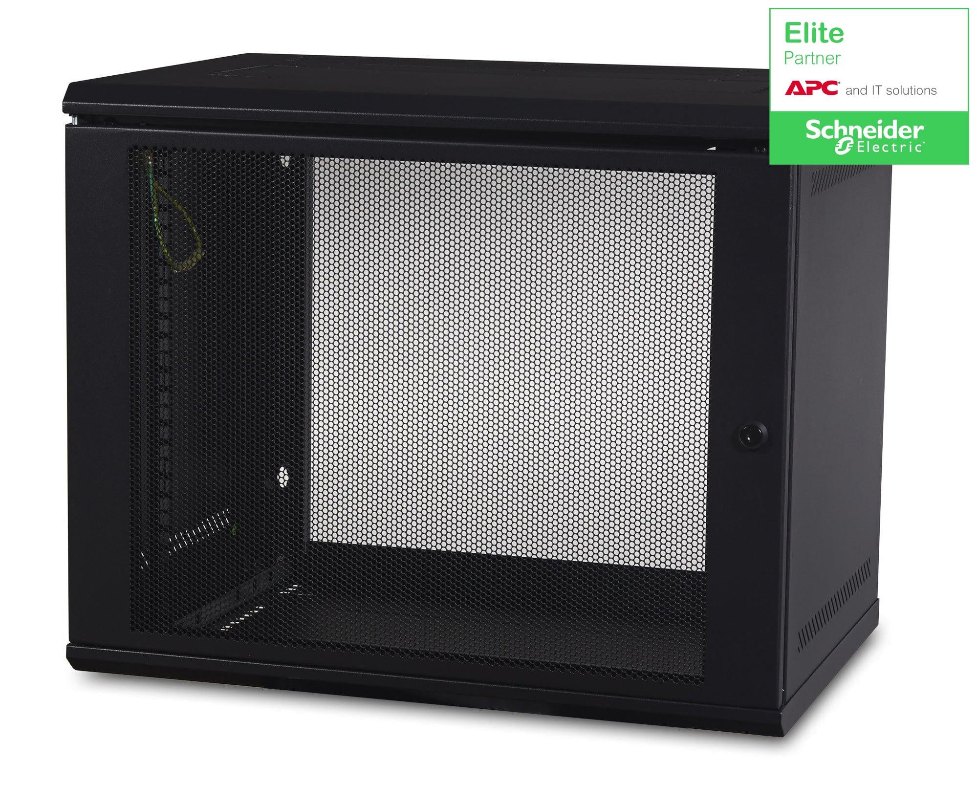 9U Wall Mount Rack Cabinet - APC NetShelter Network Equipment Storage | Tecisoft AR109