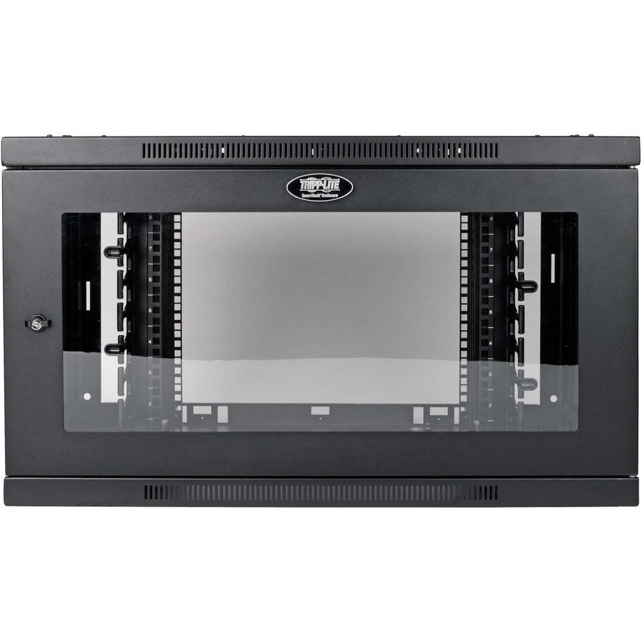 9U Wall Mount Rack Enclosure - Network Equipment Storage Cabinet | Tripp Lite SRW9UDPGVRT