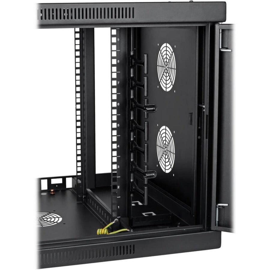 9U Wall Mount Server Rack - Switch-Depth Network Enclosure | Tripp Lite SRW9UDPVRT