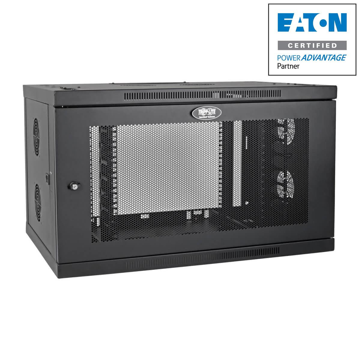 9U Wall Mount Server Rack - Switch-Depth Network Enclosure | Tripp Lite SRW9UDPVRT