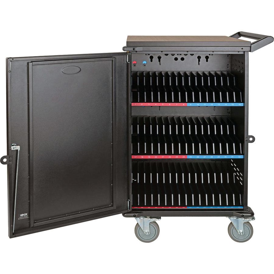 AC Charging Cart 48-Device Mobile Storage - School Chromebook Laptop Tablet Solutions | TecISoft CSC48AC