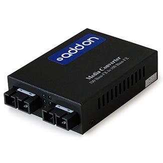 ADD-FMC-MMSM-2SC Media Converter - 100Base-FX/LX MMF/SMF 850nm/1310nm | AddOn Networks