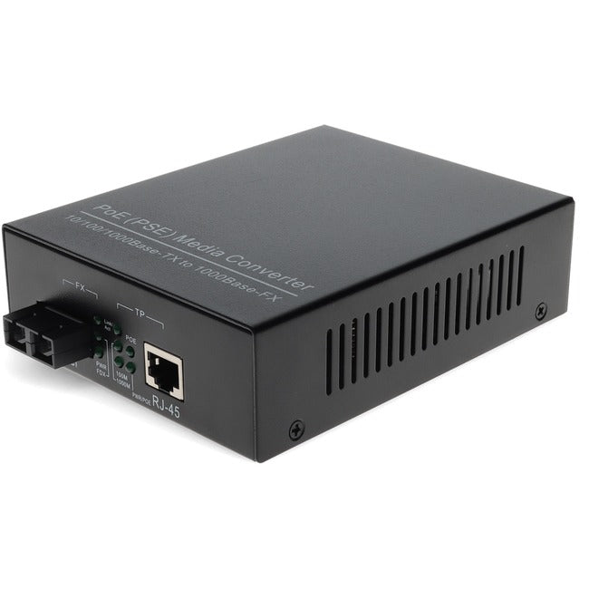 ADD-GMCP-LX-1SC PoE Media Converter - 1000Base-TX to 1000Base-LX Single-Mode Fiber SC