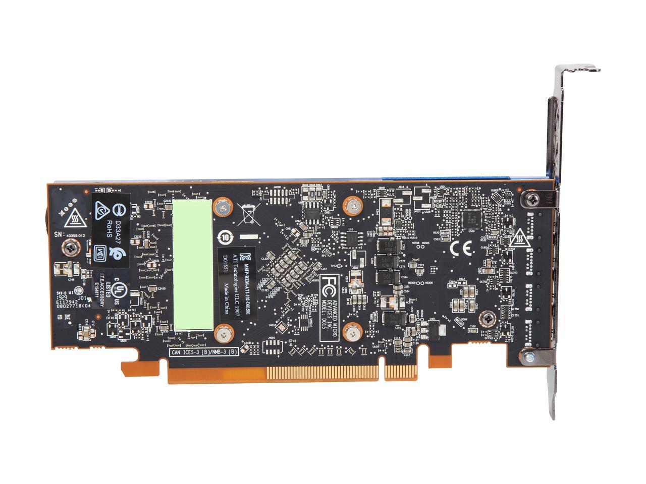 Amd Radeon Pro Wx 3200 100-506115 4Gb 128-Bit Gddr5 Pcie 3.0 X16 (X8 Electrical) Low Profile Workstation Video Card