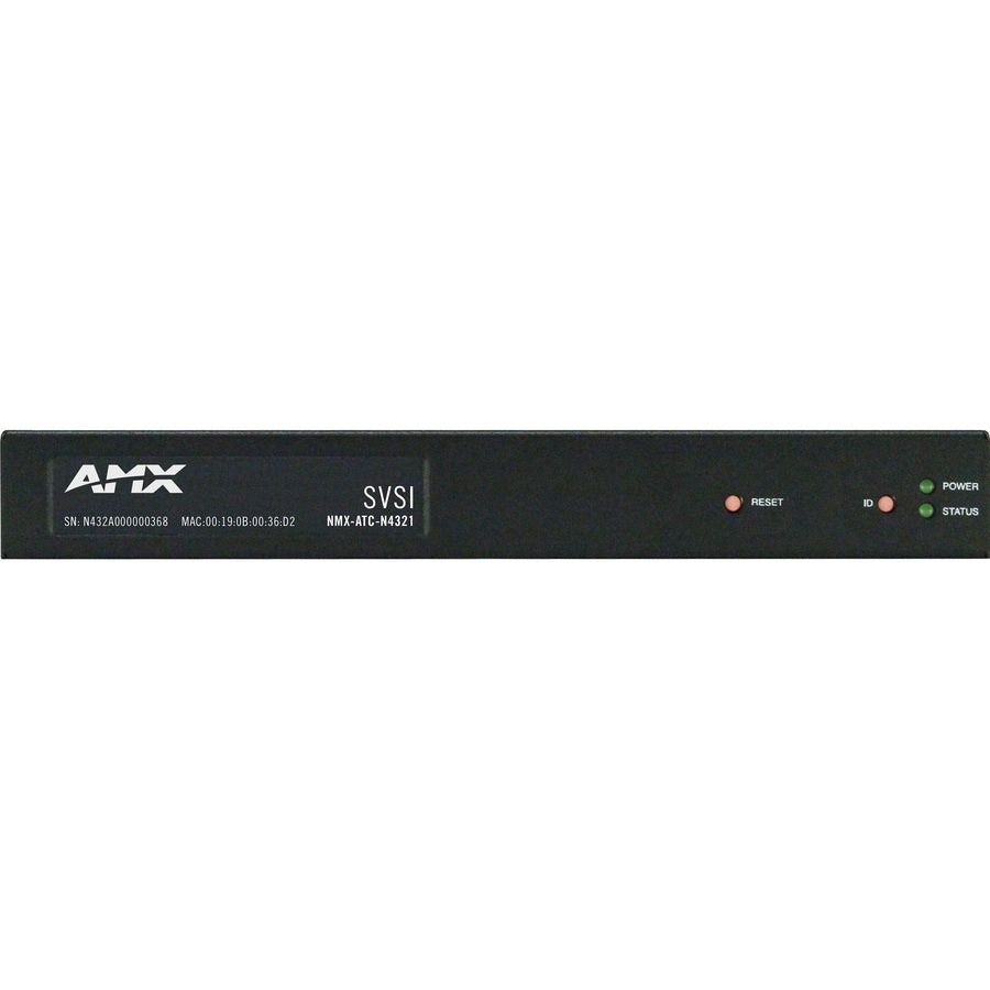AMX NMX-ATC-N4321 Audio over IP Transceiver FGN4321-SA