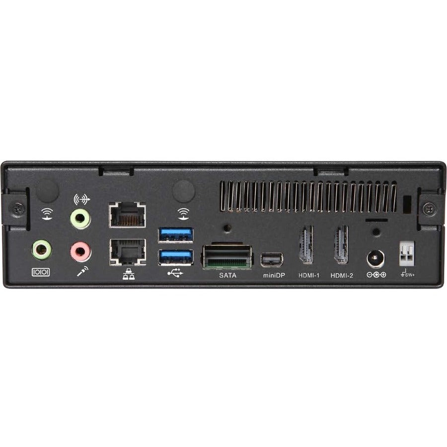 AOpen Digital Engine DE7400 Desktop Computer - Intel Core i3 6th Gen i3-6100H - Mini PC - Black 91.DEG01.A320