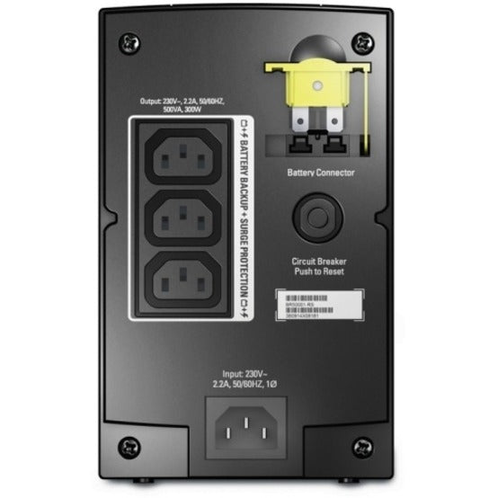 APC Back-UPS 500VA - Uninterruptible Power Supply with AVR | APC BR500CI-AS