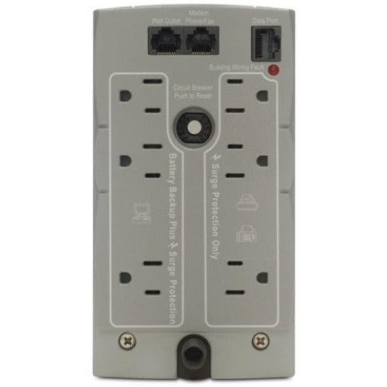 APC Back-UPS CS 500VA, 120V, Beige, 6 Outlets BK500
