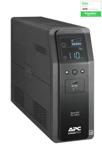 APC Back-UPS Pro 1350VA UPS Battery Backup - Tower Sine Wave | TecISoft BR1350MS