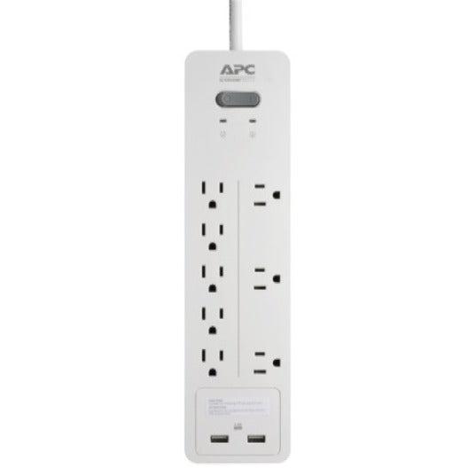 APC Home Office SurgeArrest 8 Outlets with 2 USB Charging Ports PH8U2W