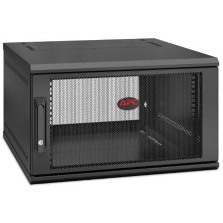 APC NetShelter 6U Wallmount Rack Enclosure Cabinet Single Hinged Server Depth AR106SH6