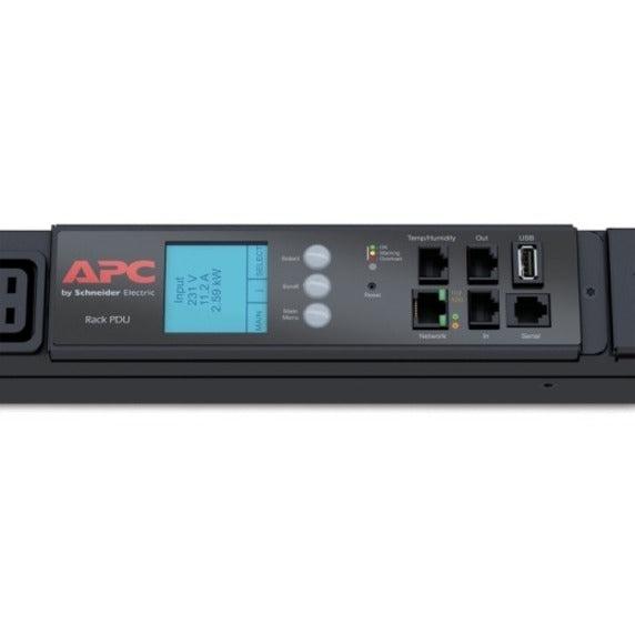 APC NetShelter Metered Rack PDU, 2G, 0U, 17.2kW, 208V, 6 C13 and 12 C19 outlets AP8866