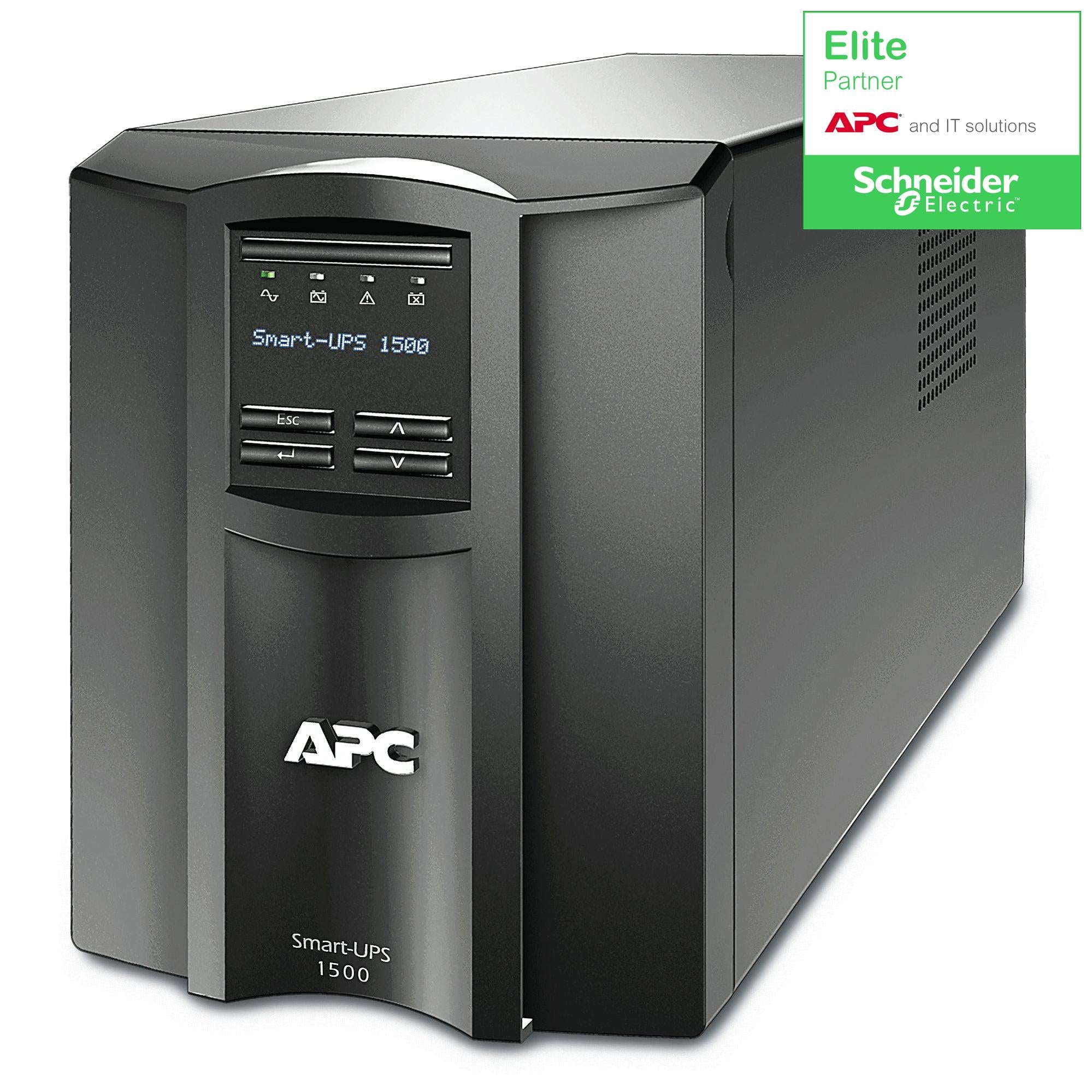 APC Smart-UPS 1500VA Tower - Line Interactive Battery Backup | TecISoft SMT1500C