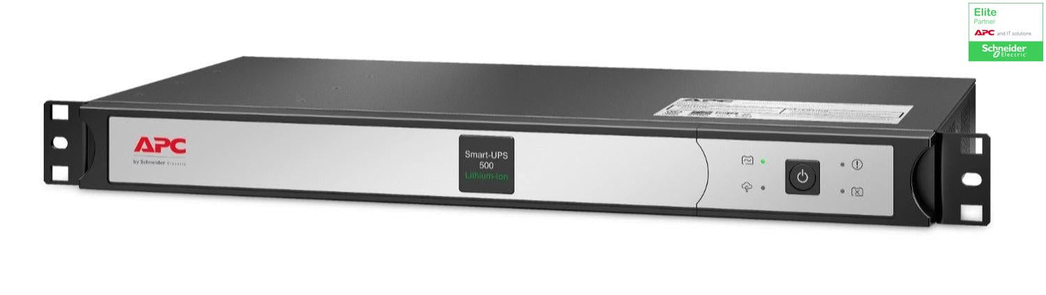 APC Smart-UPS 500VA Line Interactive 1U Rackmount - Lithium-ion Battery | Schneider Electric SCL500RM1UNC