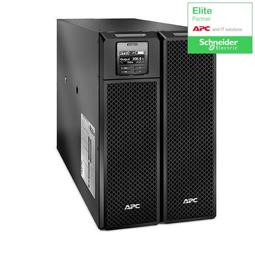 APC Smart-UPS On-Line, 10kVA/10kW, Tower, 208V, 4x L6-20R+2x L6-30R NEMA outlets SRT10KXLT