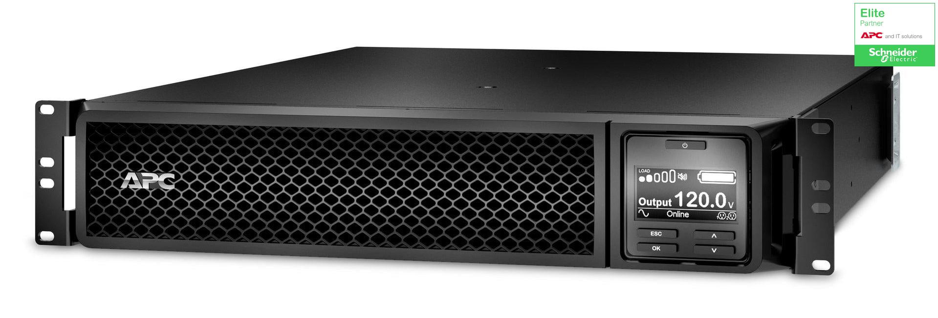 APC Smart-UPS SRT2200RMXLAUS - 2200VA Online Rackmount UPS 2U TAA SmartSlot | APC Schneider Electric