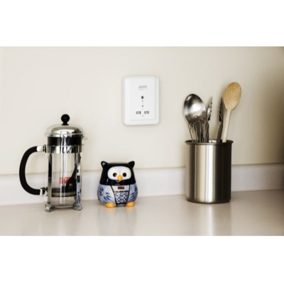 APC by Schneider Electric Essential SurgeArrest 6 Outlet Wall Mount With USB, 120V P6WU2