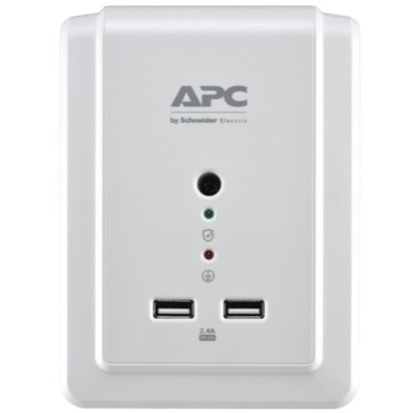 APC by Schneider Electric Essential SurgeArrest 6 Outlet Wall Mount With USB, 120V P6WU2