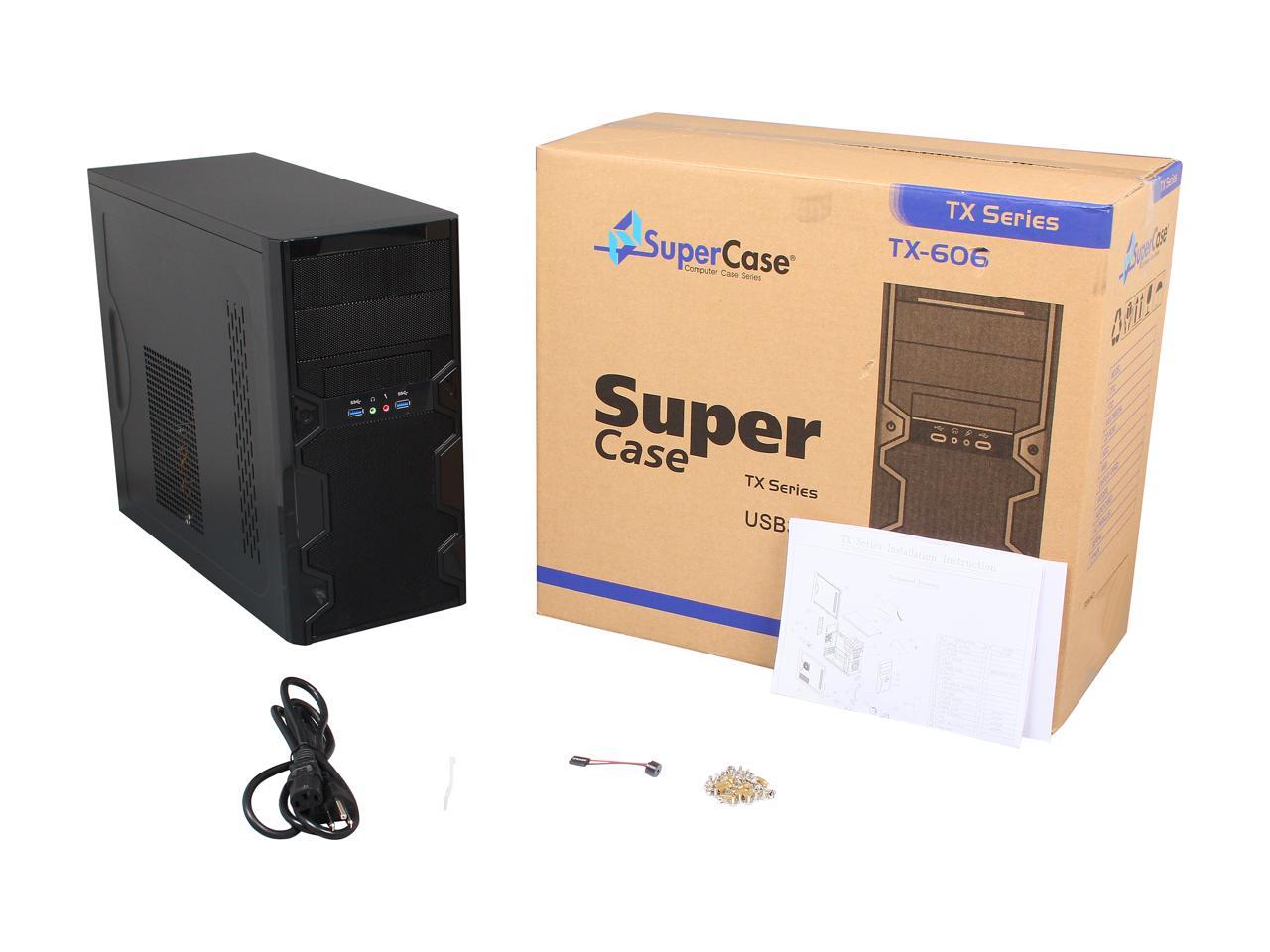 Apex Tx-606-U3 300W Microatx Case (Black)