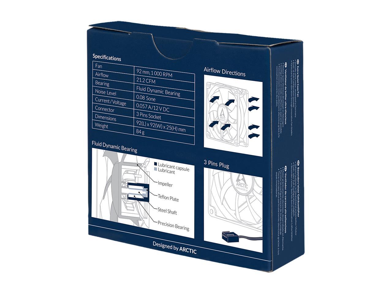 Arctic Cooling F9 Silent 92Mm Case Fan