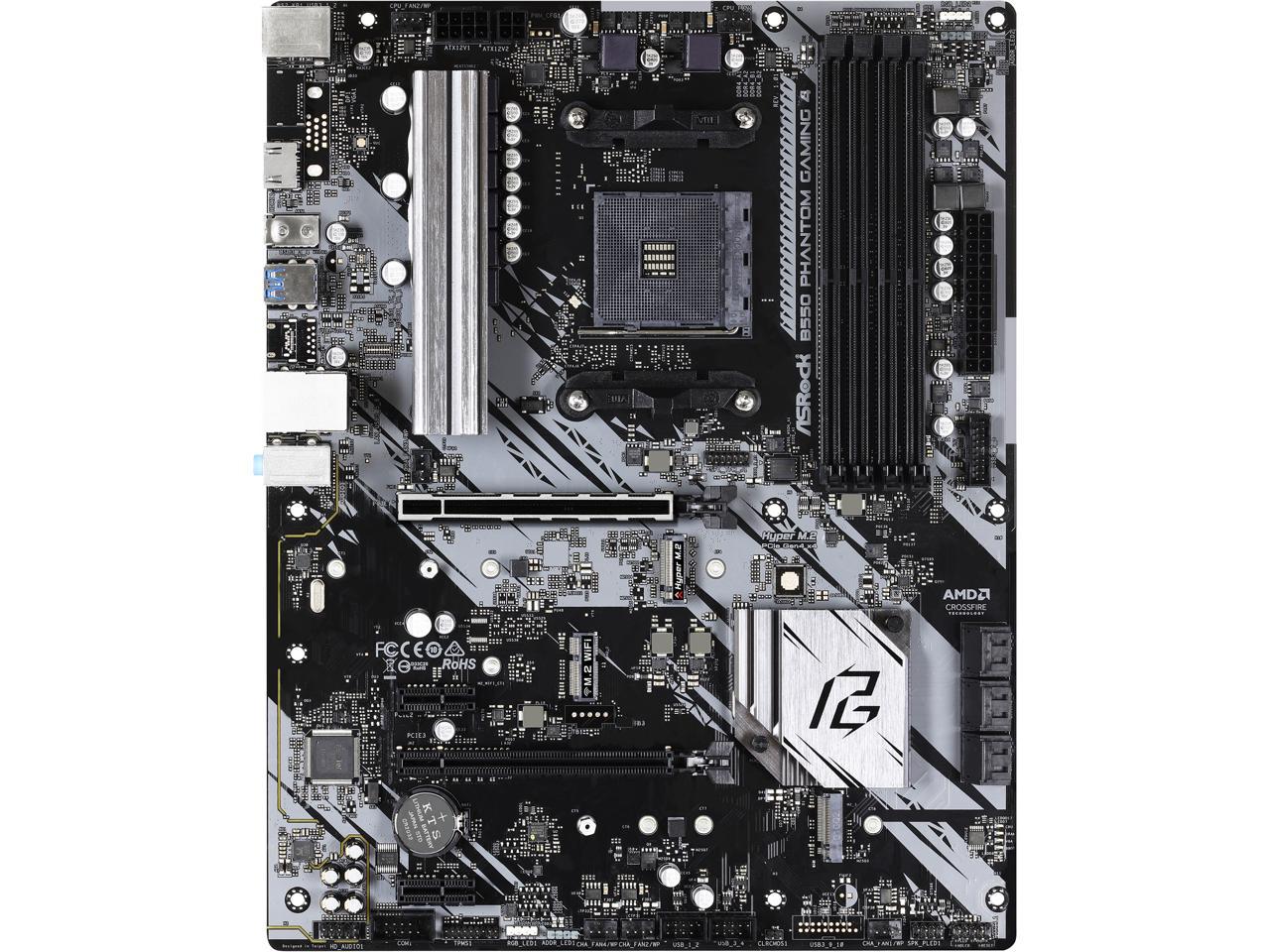 Asrock B550 Phantom Gaming 4 Am4 Amd B550 Sata 6Gb/S Atx Amd Motherboard