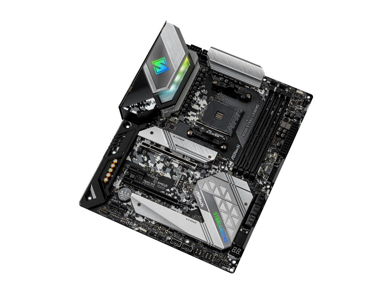 Asrock B550 Steel Legend Am4 Amd B550 Sata 6Gb/S Atx Amd Motherboard