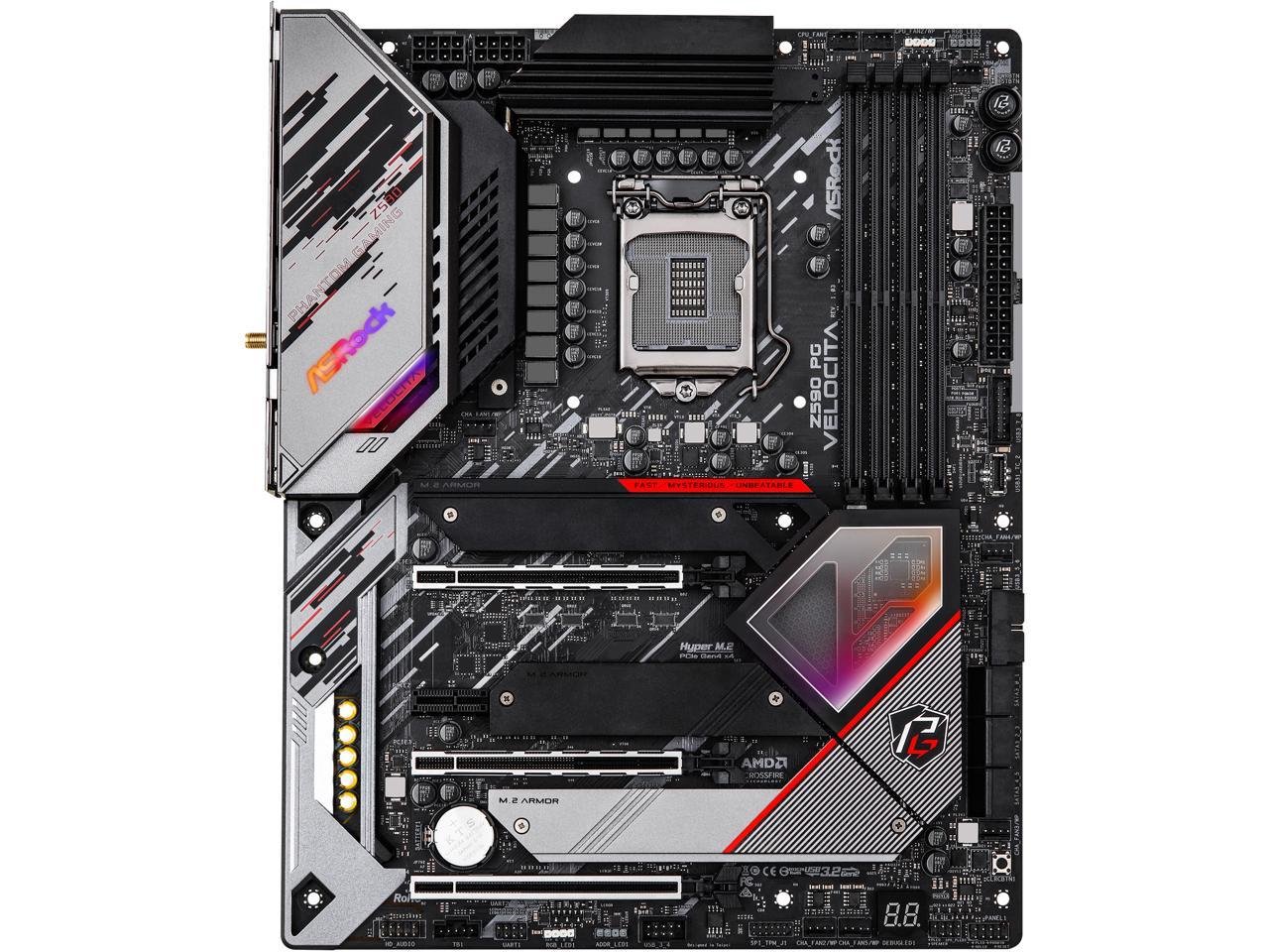 Asrock Z590 Pg Velocita Lga 1200 Intel Z590 Sata 6Gb/S Atx Intel Motherboard