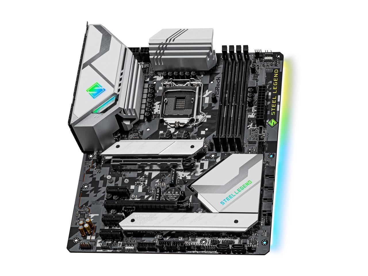 Asrock Z590 Steel Legend Lga 1200 Intel Z590 Sata 6Gb/S Atx Intel Motherboard